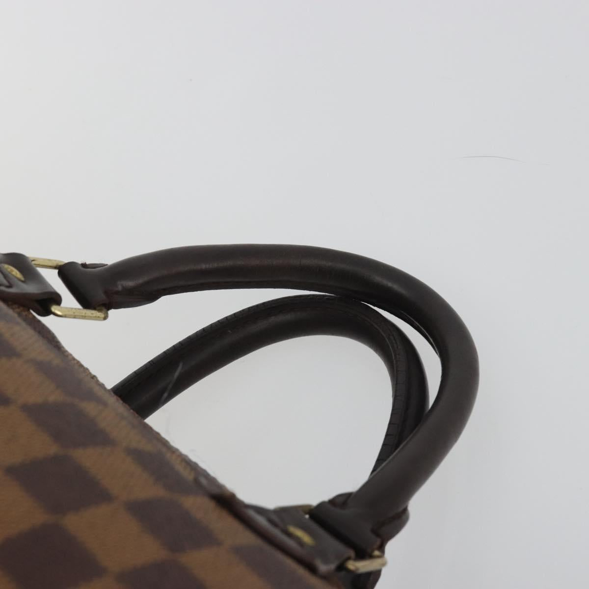 LOUIS VUITTON Damier Ebene Speedy 35 Hand Bag N41363 LV Auth bs36583