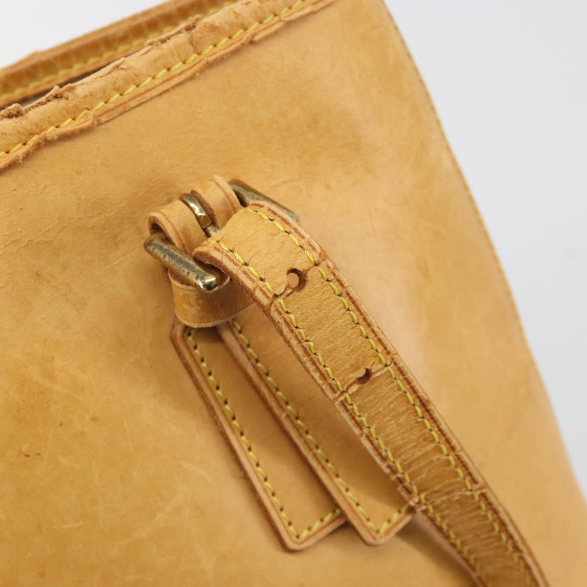 LOUIS VUITTON Nomad Male Ventiem Bag 20th anniversary Beige M99070 Auth bs36586