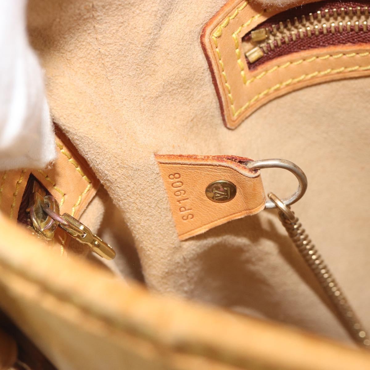 LOUIS VUITTON Nomad Male Ventiem Bag 20th anniversary Beige M99070 Auth bs36586