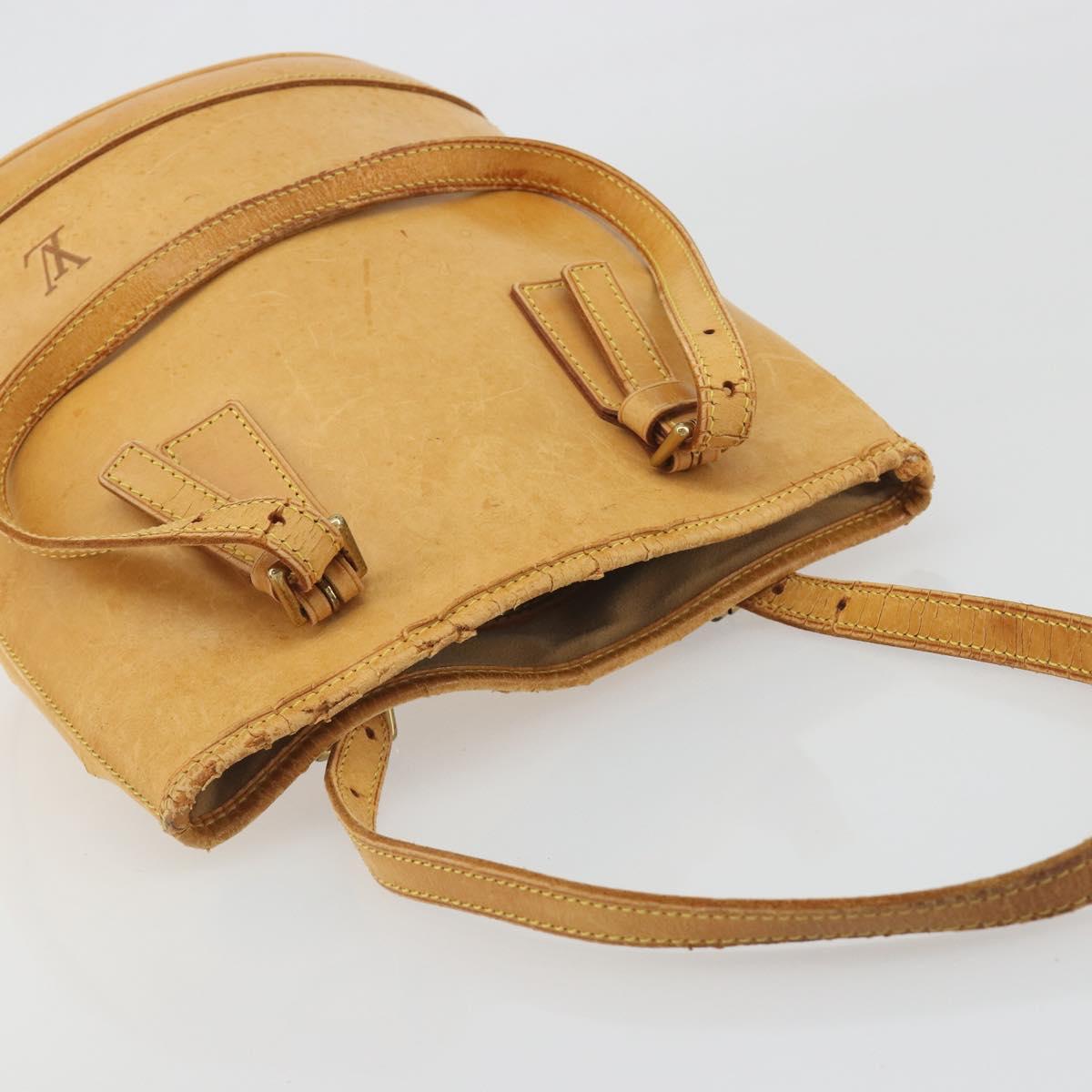 LOUIS VUITTON Nomad Male Ventiem Bag 20th anniversary Beige M99070 Auth bs36586