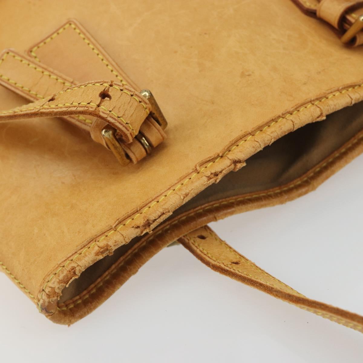 LOUIS VUITTON Nomad Male Ventiem Bag 20th anniversary Beige M99070 Auth bs36586