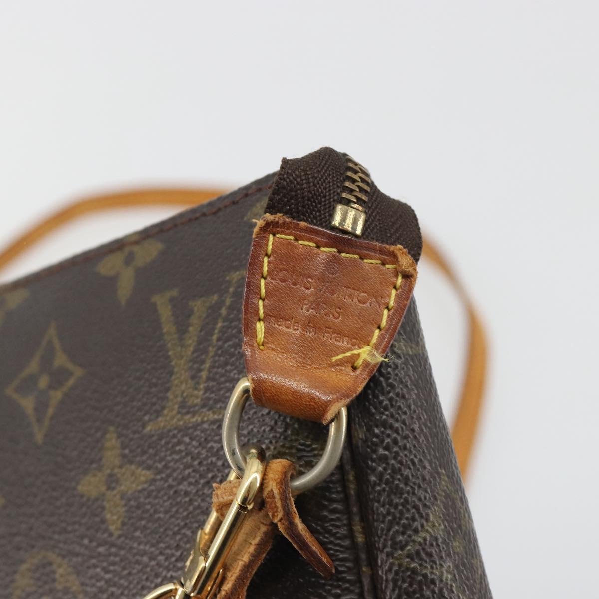 LOUIS VUITTON Monogram Pochette Accessoires Pouch M51980 LV Auth bs36587