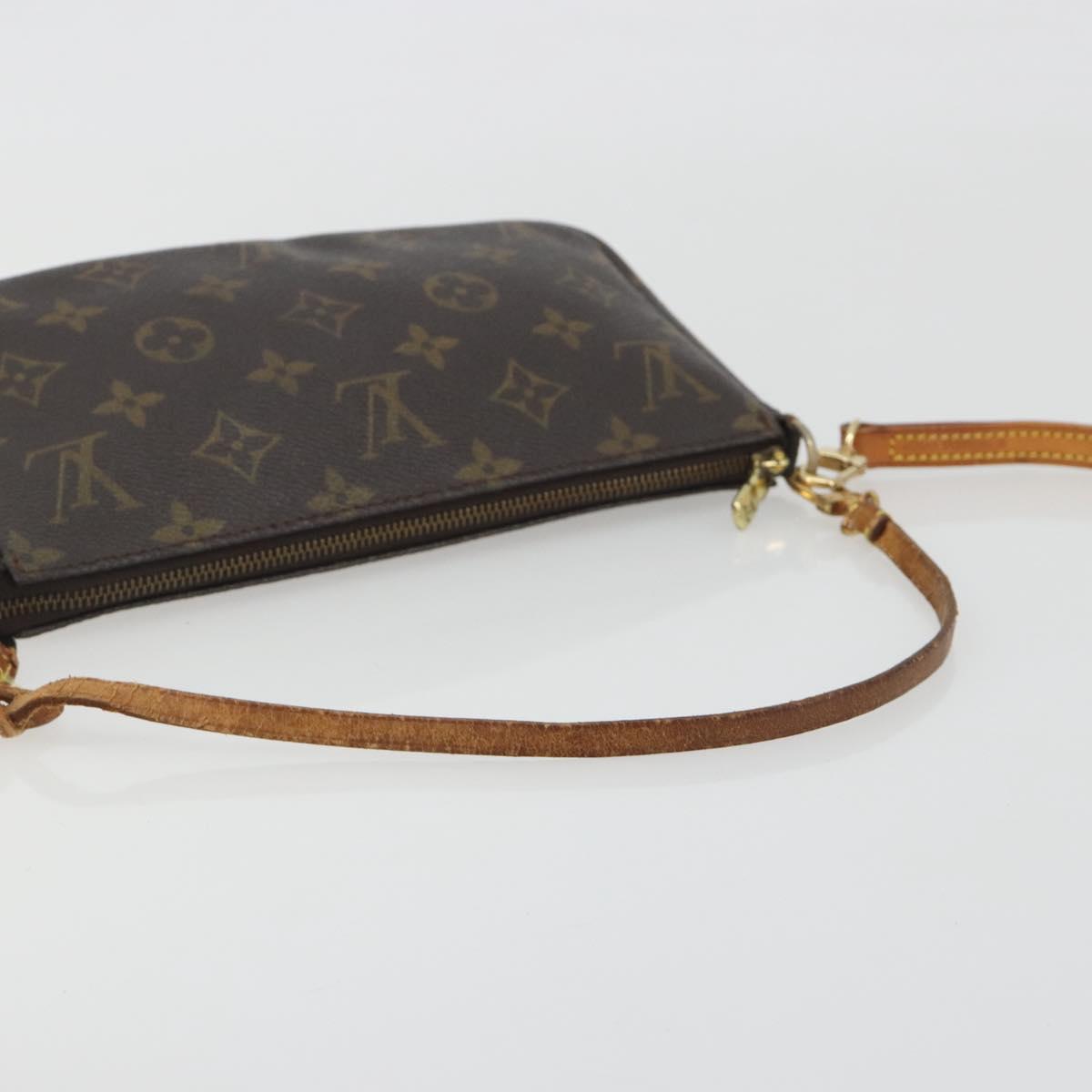 LOUIS VUITTON Monogram Pochette Accessoires Pouch M51980 LV Auth bs36587