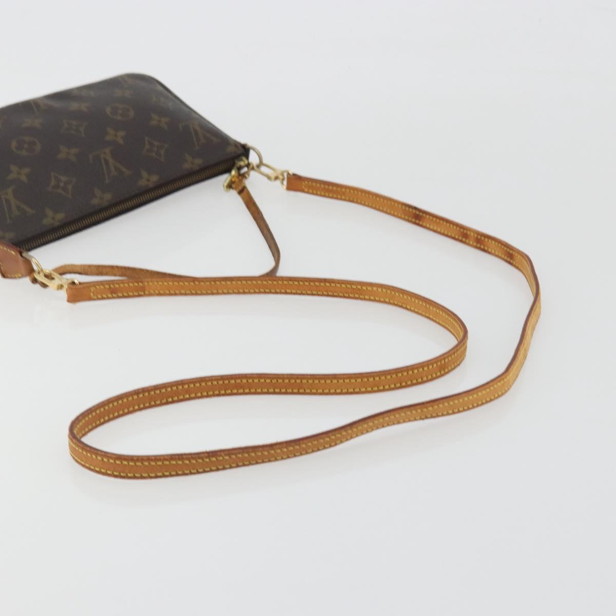 LOUIS VUITTON Monogram Pochette Accessoires Pouch M51980 LV Auth bs36587