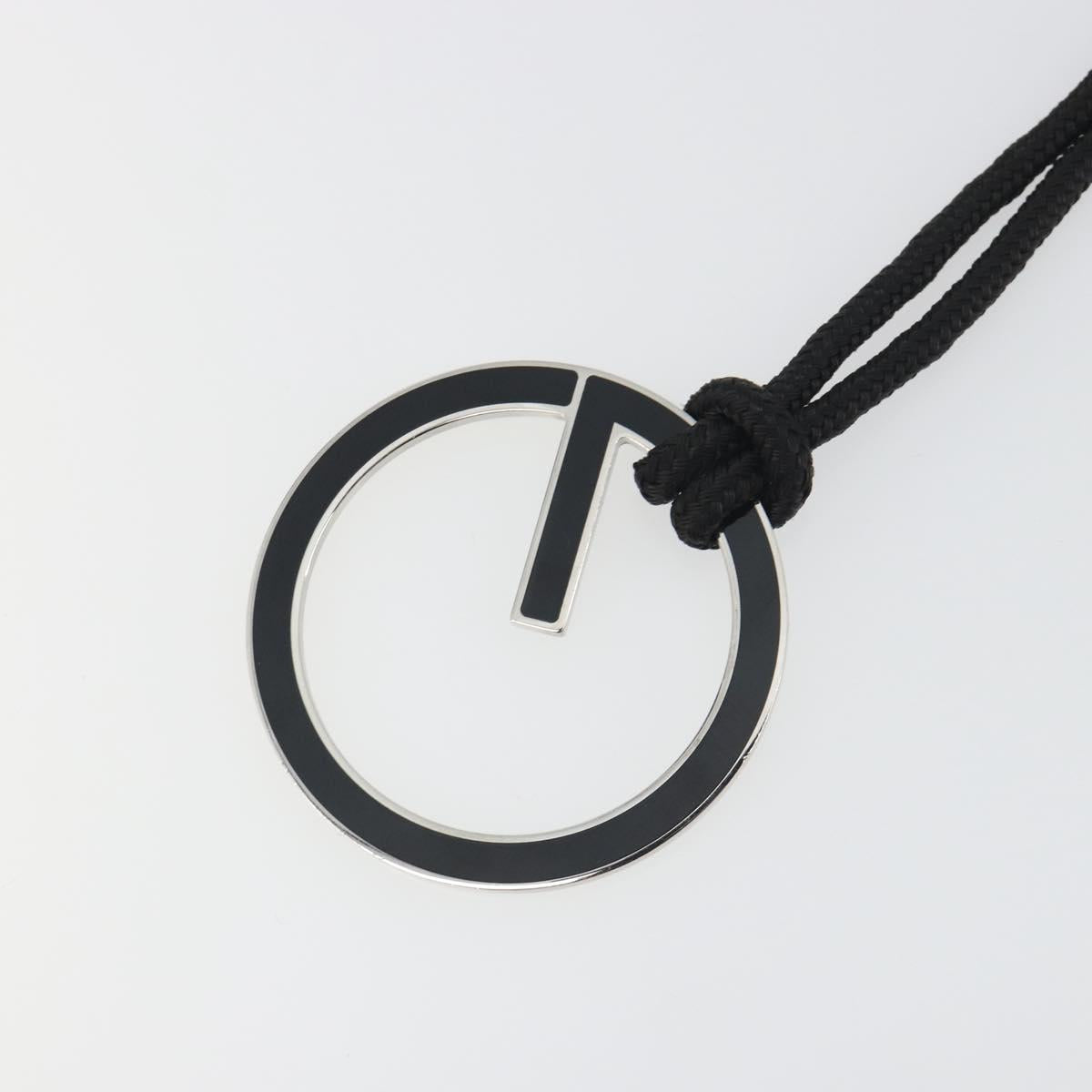 GUCCI G Logo Necklace metal Silver Auth bs36627V