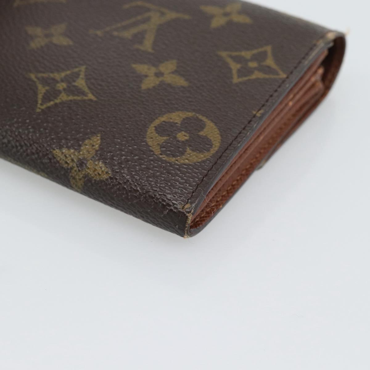 LOUIS VUITTON Monogram Portefeuille Sarah Long Wallet M61734 LV Auth bs36648