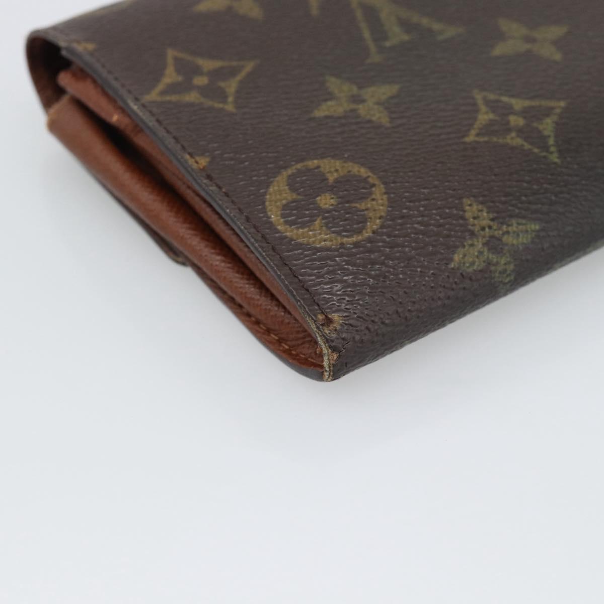 LOUIS VUITTON Monogram Portefeuille Sarah Long Wallet M61734 LV Auth bs36648