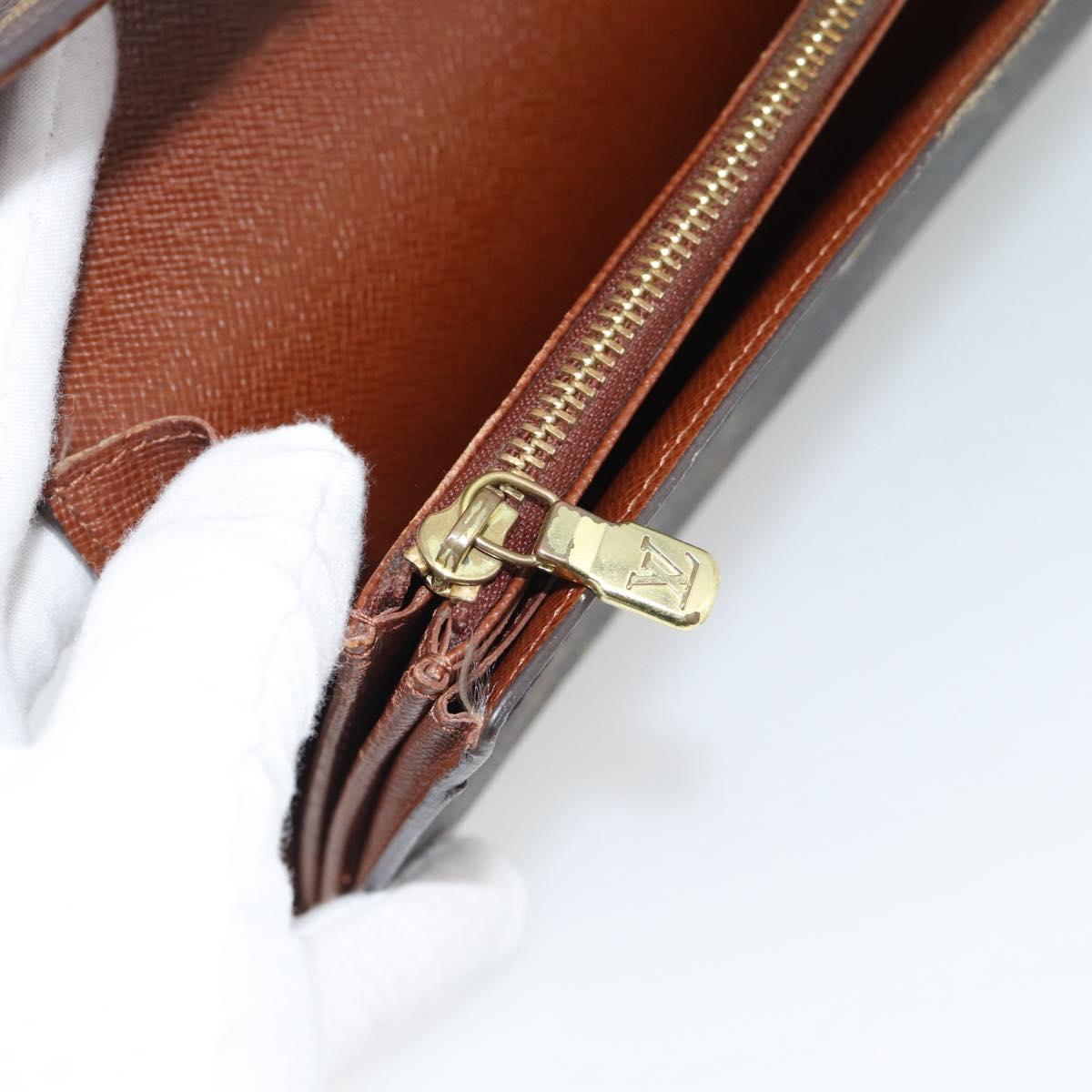 LOUIS VUITTON Monogram Portefeuille Sarah Long Wallet M61734 LV Auth bs36648