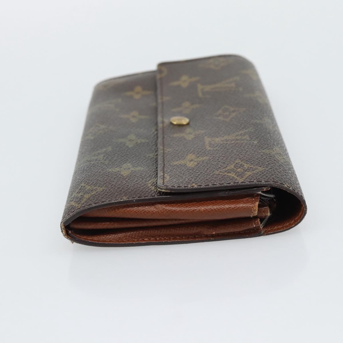 LOUIS VUITTON Monogram Portefeuille Sarah Long Wallet M61734 LV Auth bs36648