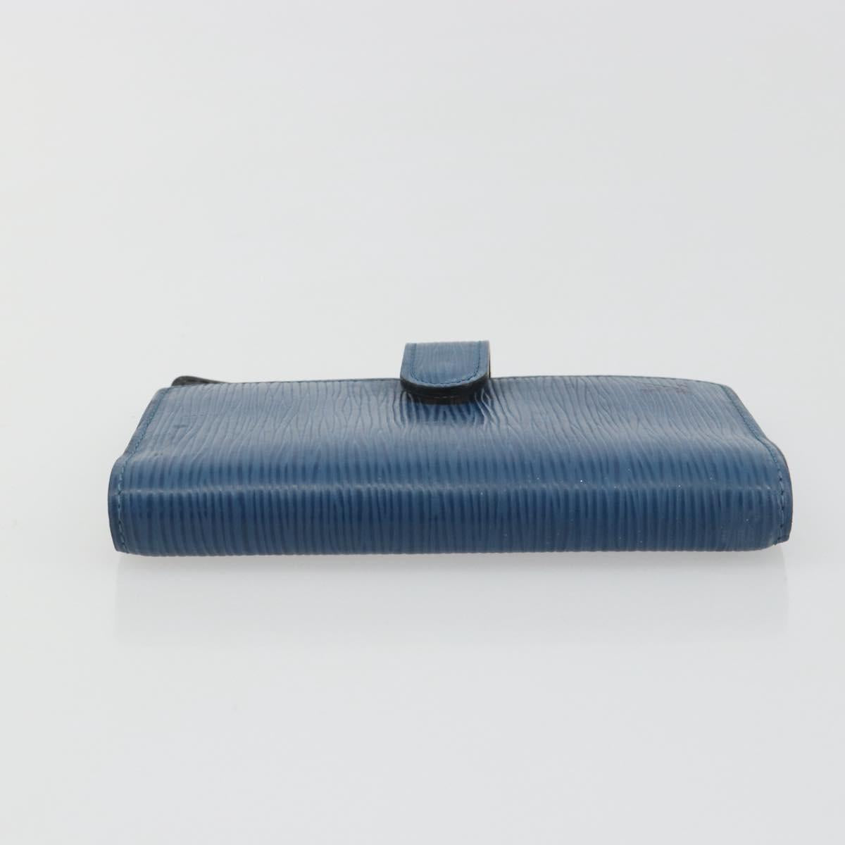 LOUIS VUITTON Epi Agenda PM Day Planner Cover Blue R20055 LV Auth bs36649