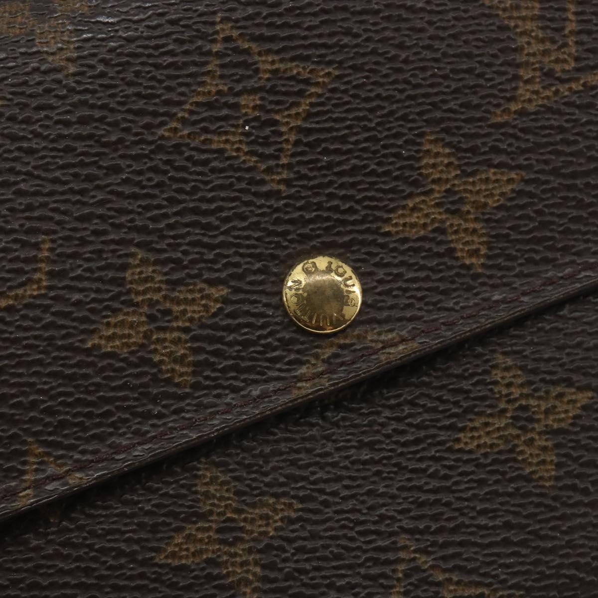 LOUIS VUITTON Monogram Portefeuille Sarah Long Wallet M61734 LV Auth bs36650