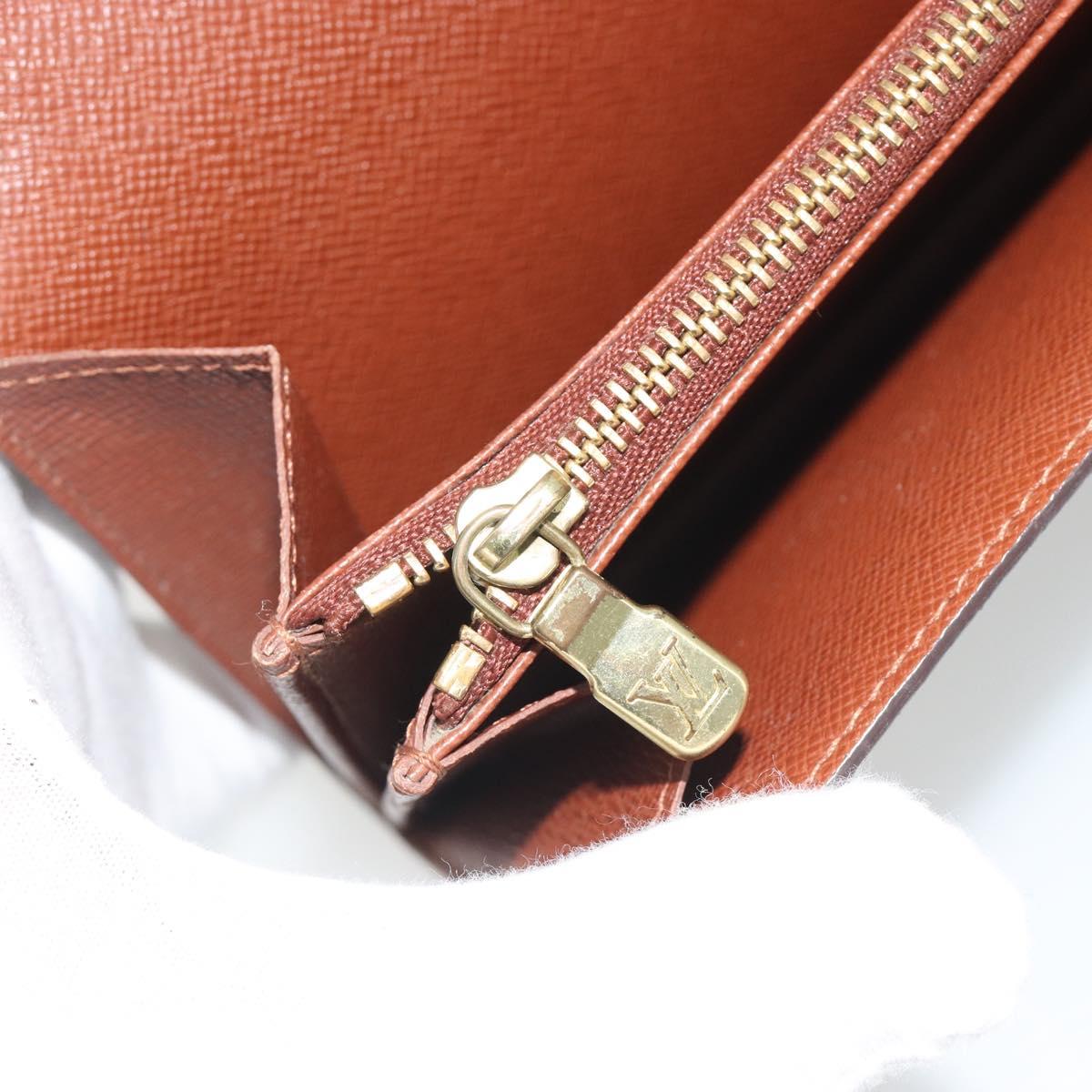 LOUIS VUITTON Monogram Portefeuille Sarah Long Wallet M61734 LV Auth bs36650