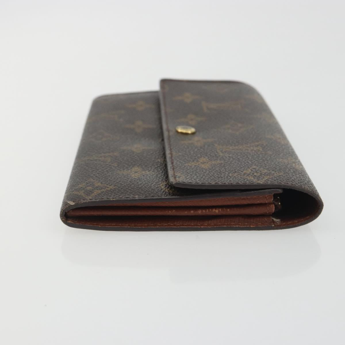 LOUIS VUITTON Monogram Portefeuille Sarah Long Wallet M61734 LV Auth bs36650