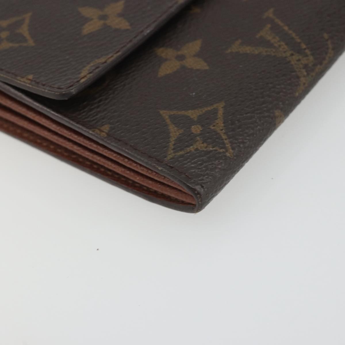 LOUIS VUITTON Monogram Portefeuille Sarah Long Wallet M61734 LV Auth bs36650