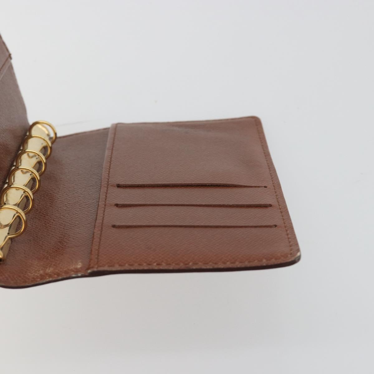LOUIS VUITTON Epi Agenda PM Day Planner Cover Brown R20053 LV Auth bs36653