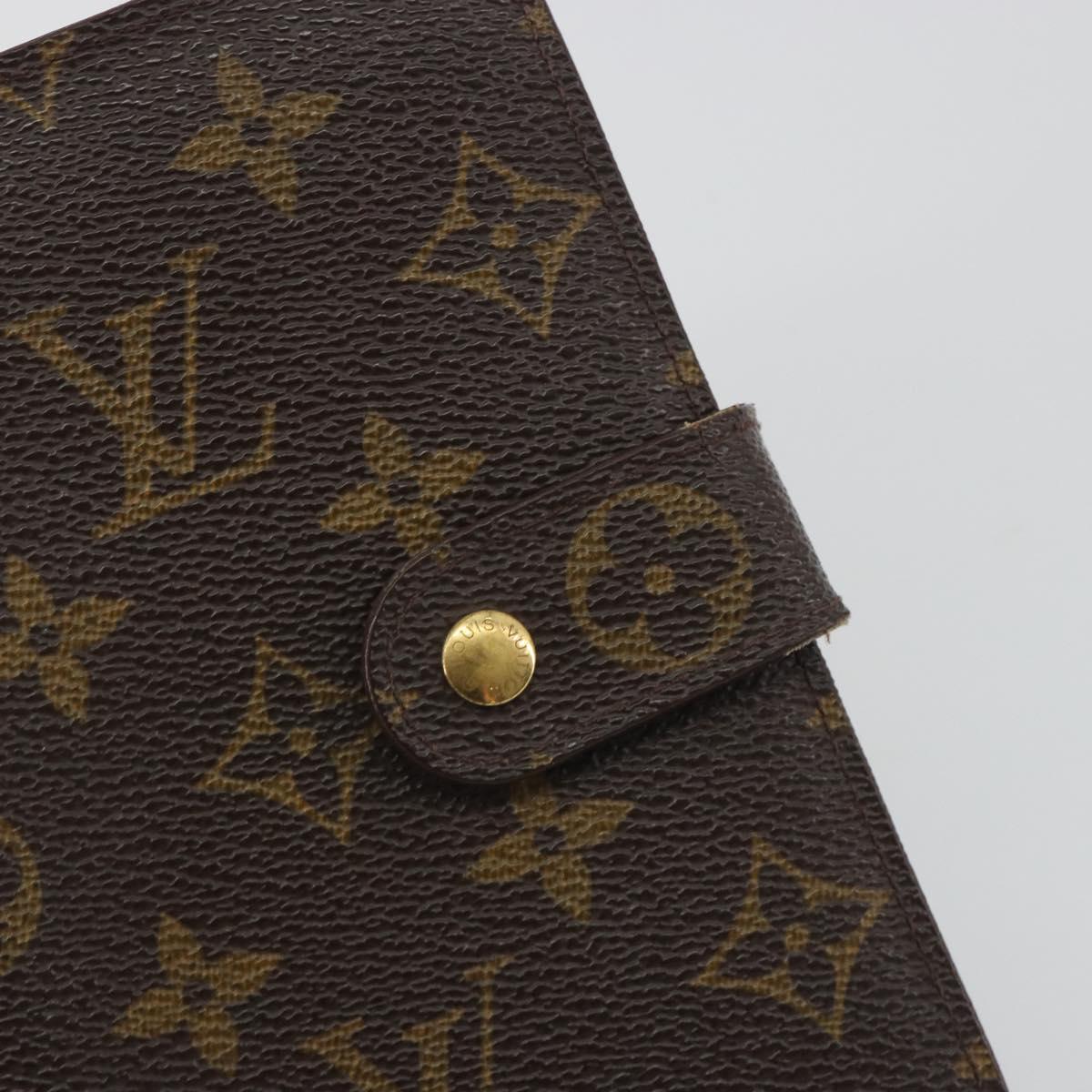 LOUIS VUITTON Monogram Porto Papie Zip Wallet M61207 LV Auth bs36654