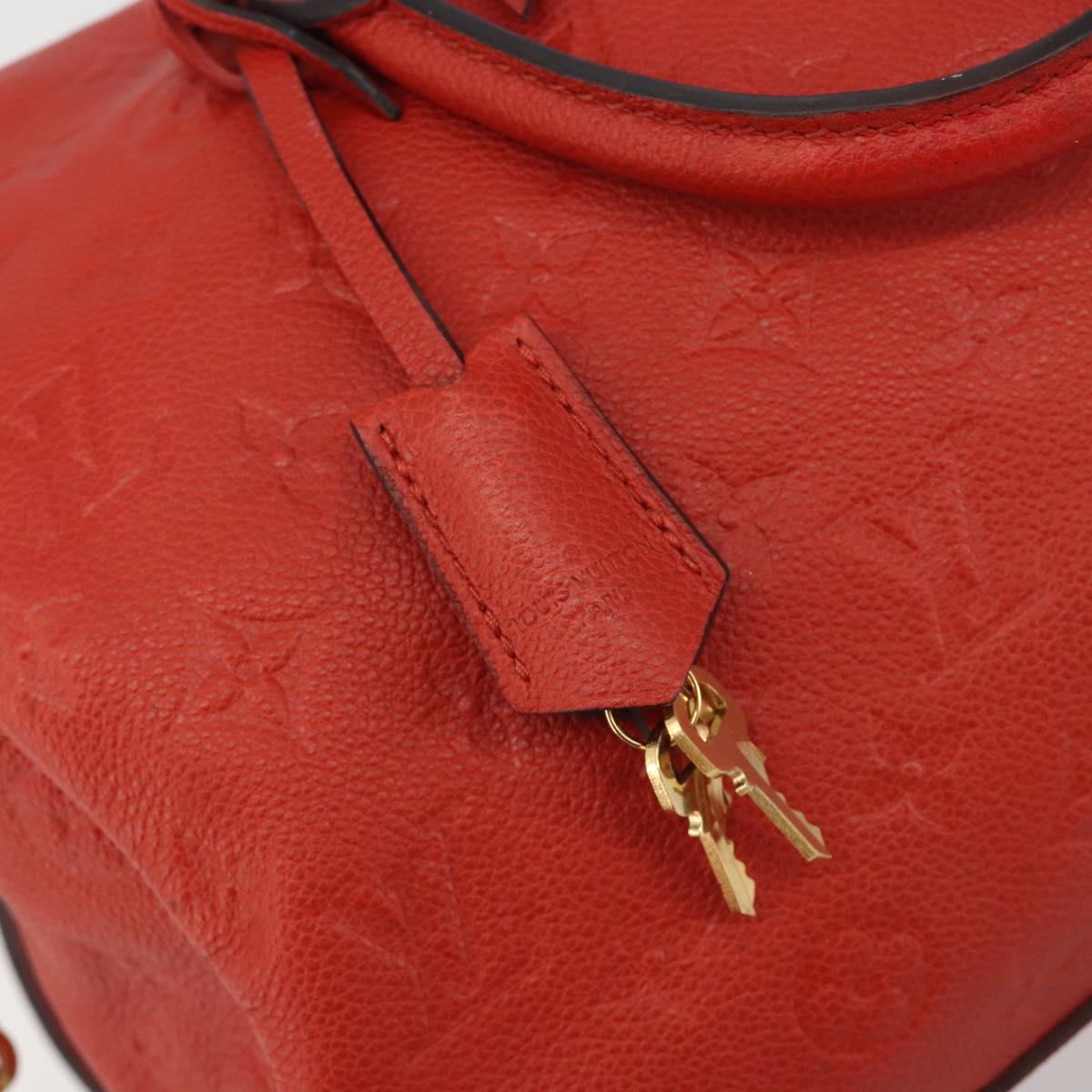 LOUIS VUITTON Empreinte Speedy Bandouliere 30 Orange Orian M40756 Auth bs36663V