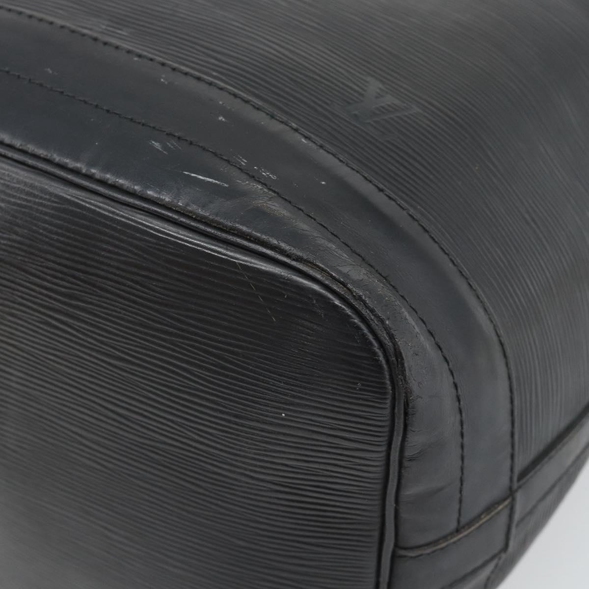LOUIS VUITTON Epi Noe Shoulder Bag Black M44002 LV Auth bs36664