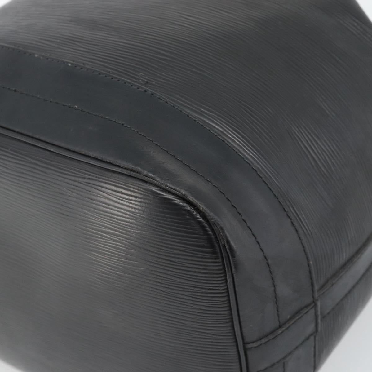 LOUIS VUITTON Epi Noe Shoulder Bag Black M44002 LV Auth bs36664