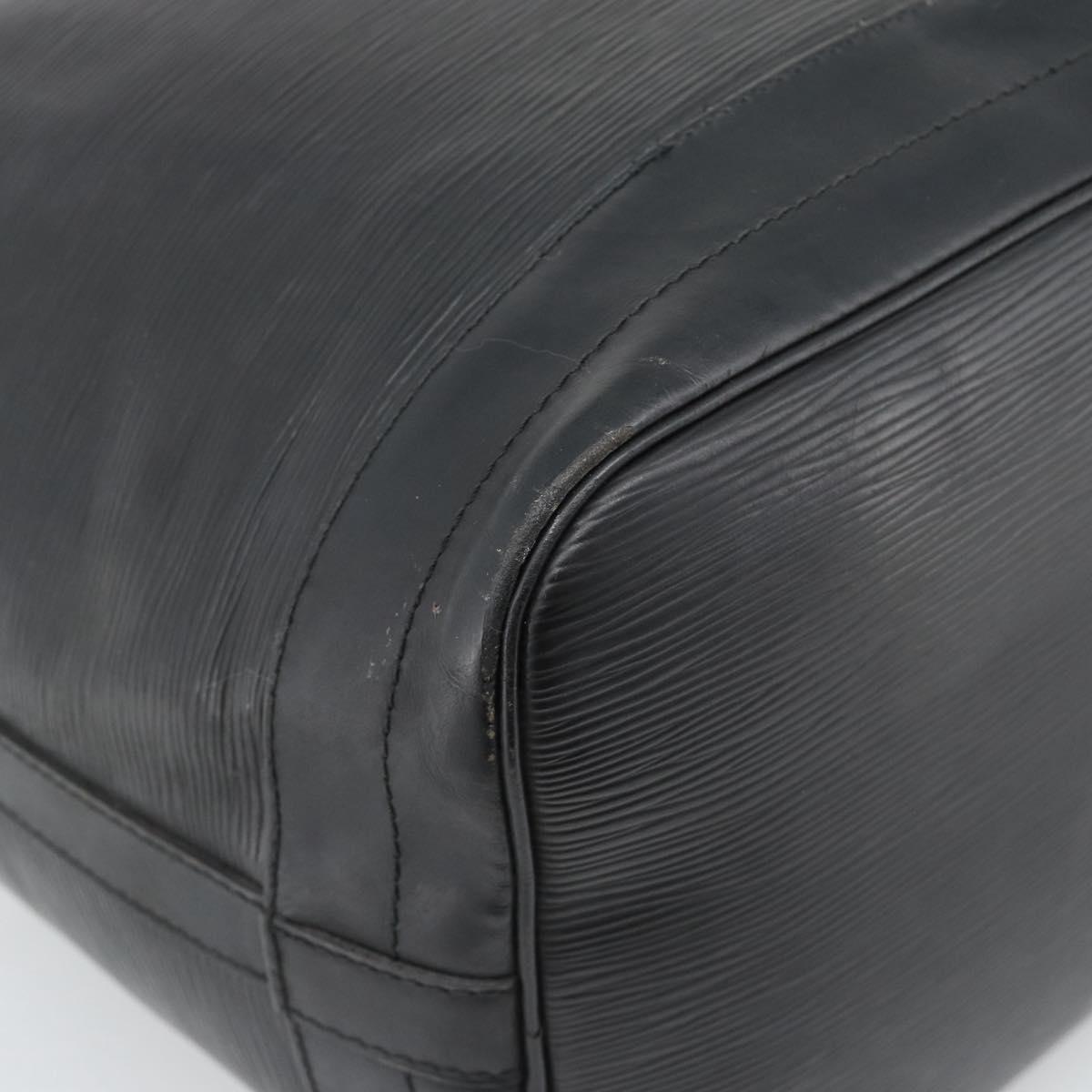 LOUIS VUITTON Epi Noe Shoulder Bag Black M44002 LV Auth bs36664