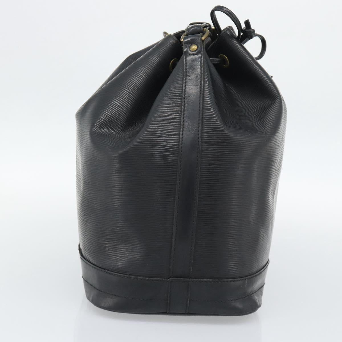 LOUIS VUITTON Epi Noe Shoulder Bag Black M44002 LV Auth bs36664