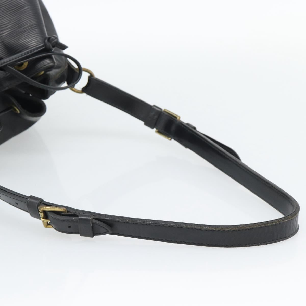 LOUIS VUITTON Epi Noe Shoulder Bag Black M44002 LV Auth bs36664
