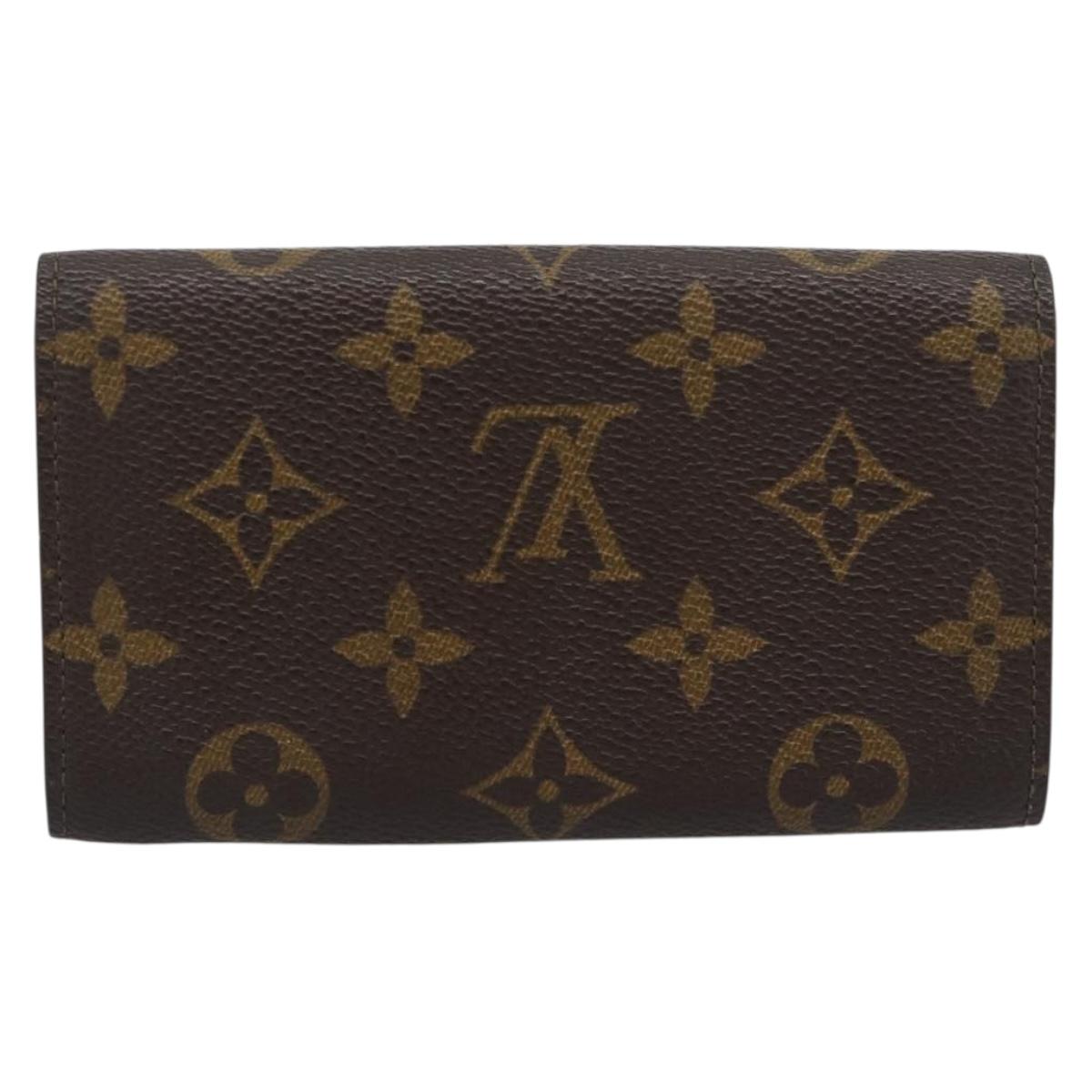 LOUIS VUITTON Monogram Porte Monnaie Zip Wallet M61735 LV Auth bs36665A