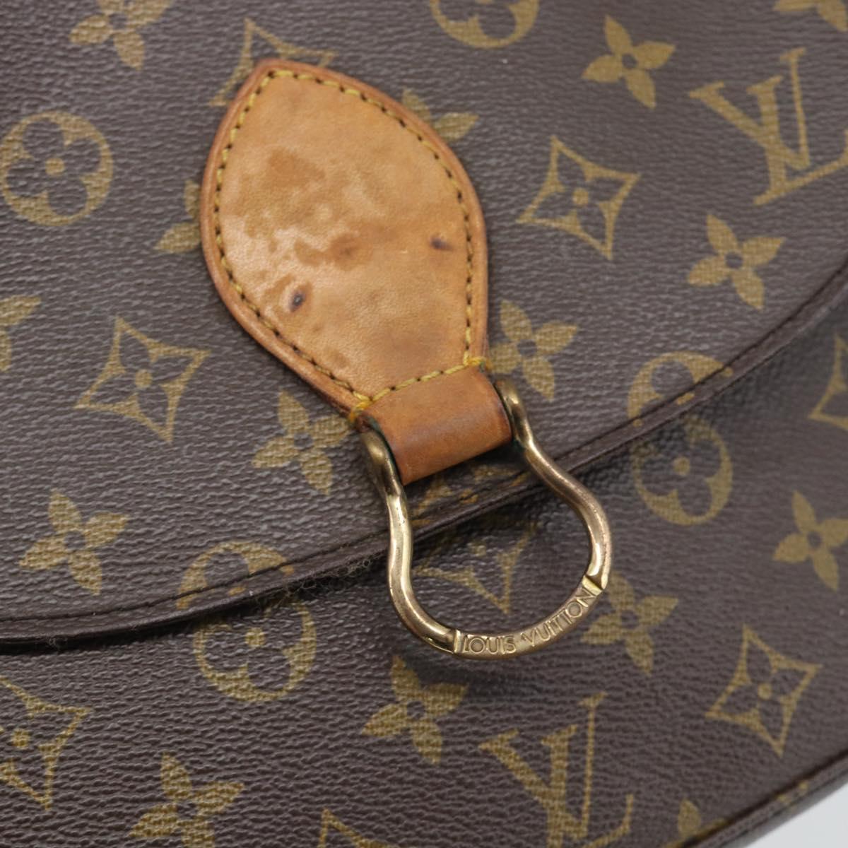LOUIS VUITTON Monogram Saint Cloud GM Shoulder Bag M51242 LV Auth bs36668