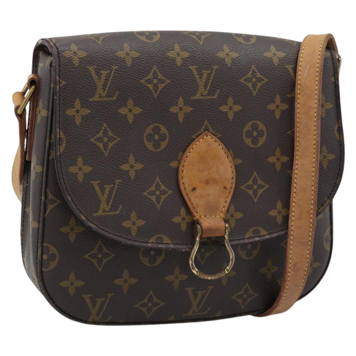 LOUIS VUITTON Monogram Saint Cloud GM Shoulder Bag M51242 LV Auth bs36668