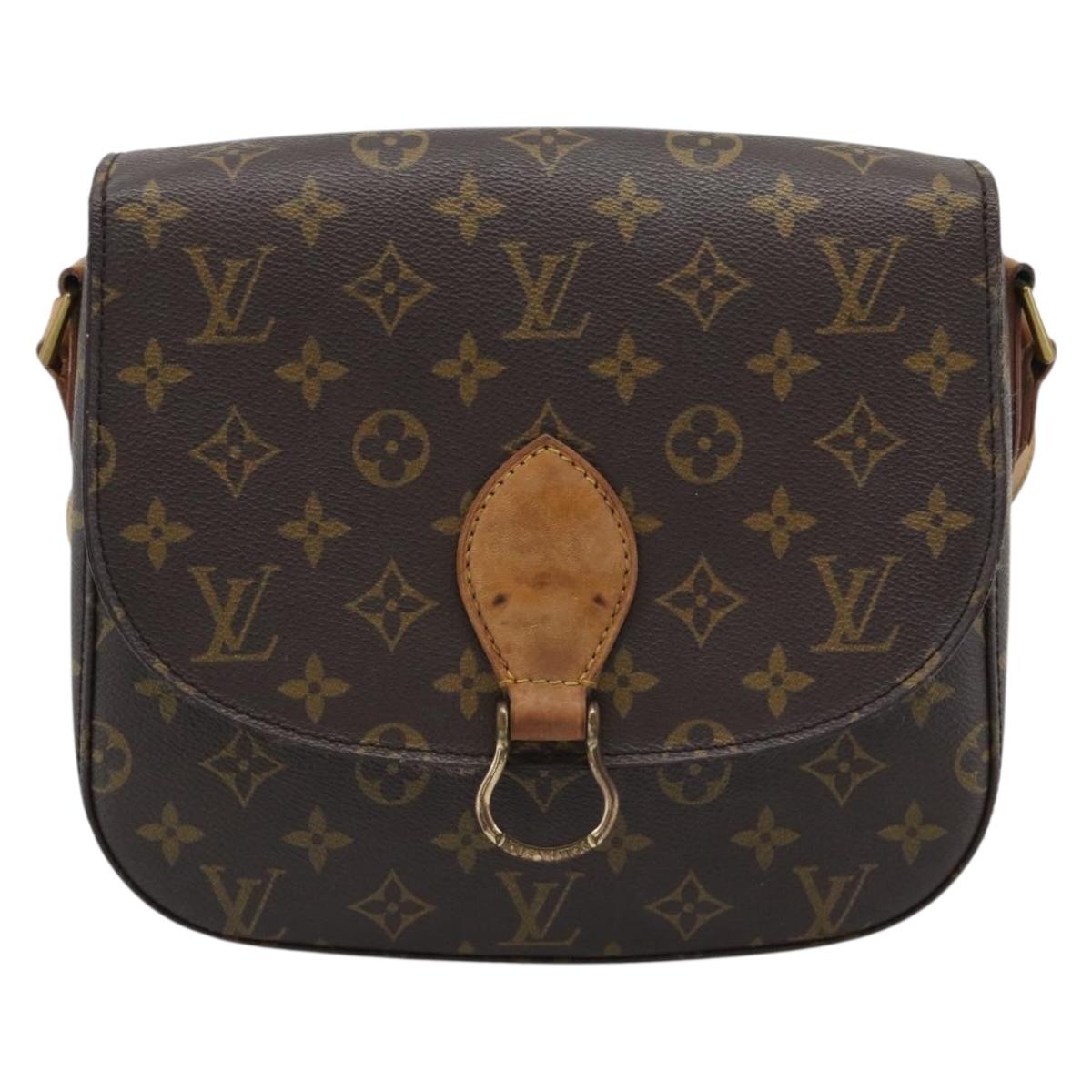 LOUIS VUITTON Monogram Saint Cloud GM Shoulder Bag M51242 LV Auth bs36668