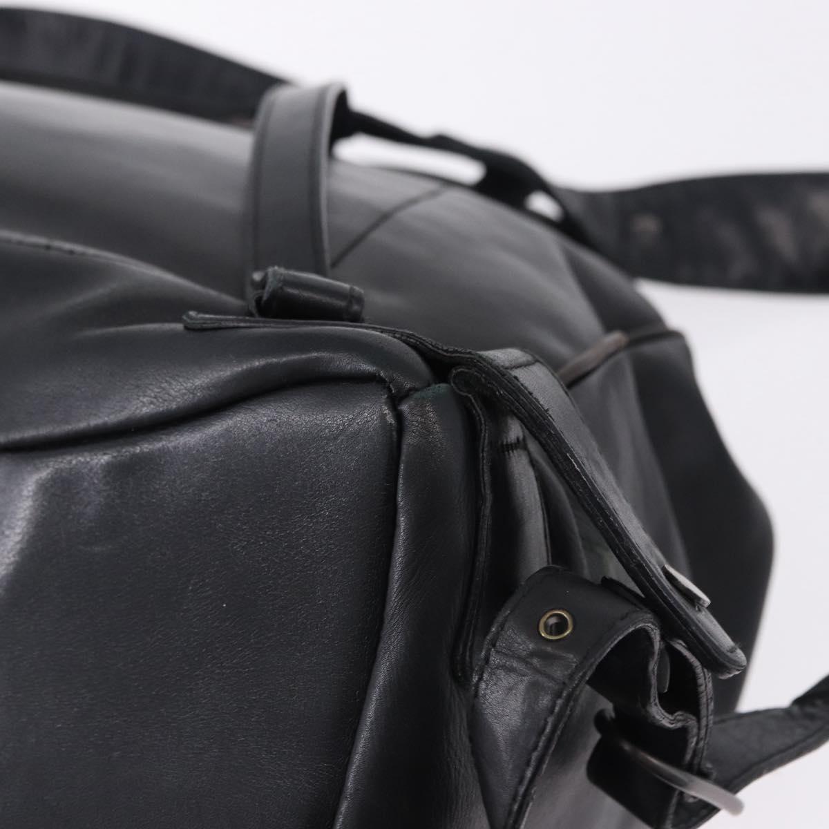 BOTTEGA VENETA INTRECCIATO Backpack Leather Black 155095 Auth bs36676A