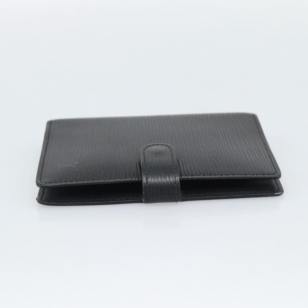LOUIS VUITTON Epi Monogram Day Planner Cover 2 Set Black LV Auth bs36693