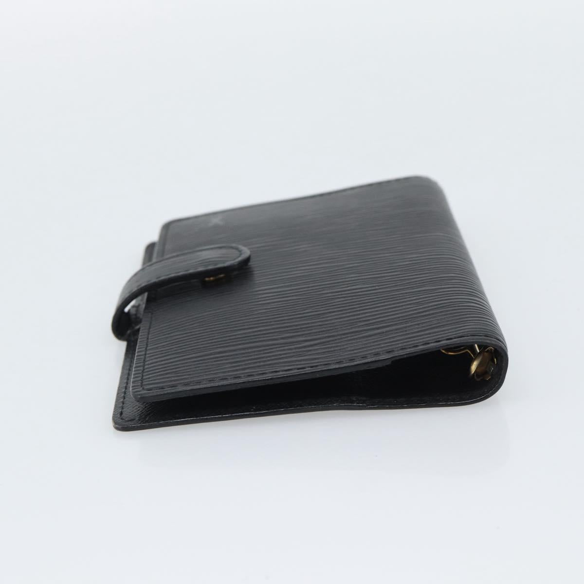 LOUIS VUITTON Epi Monogram Day Planner Cover 2 Set Black LV Auth bs36693