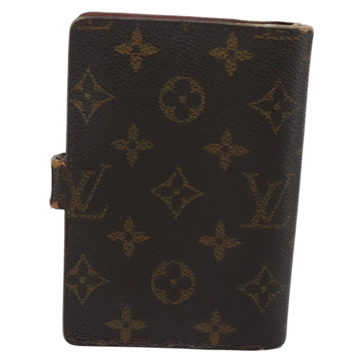 LOUIS VUITTON Epi Monogram Day Planner Cover 2 Set Black LV Auth bs36693