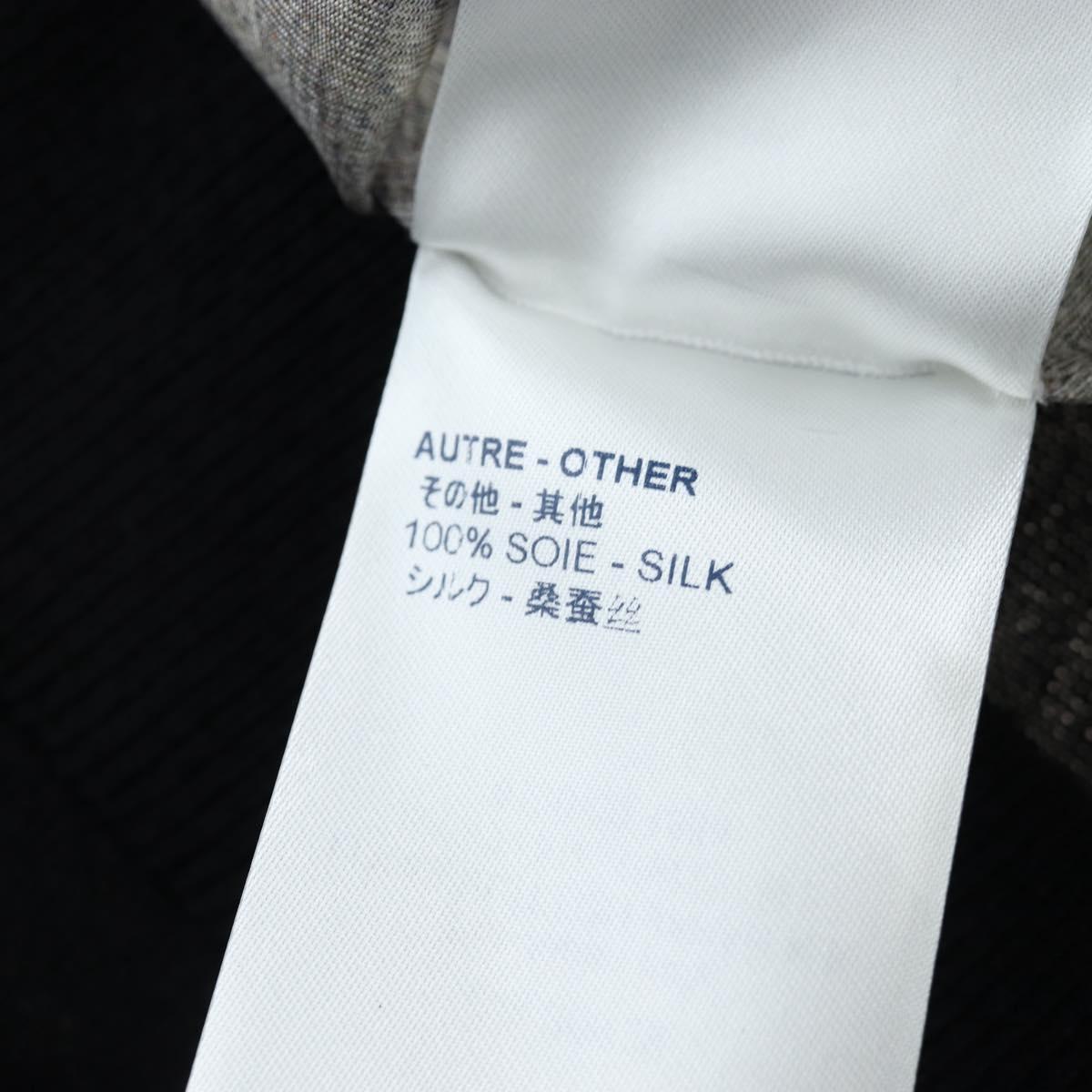 LOUIS VUITTON Monogram Trunk Time Cardigan Wool Silk S LV Auth bs36696M