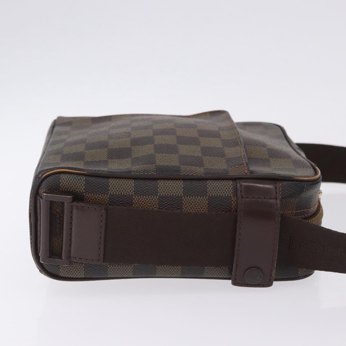 LOUIS VUITTON Damier Ebene Olaf PM Shoulder Bag N41442 LV Auth bs36700