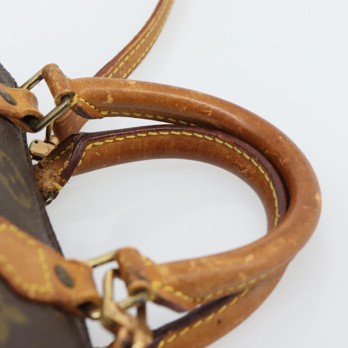LOUIS VUITTON Monogram Mini Speedy Hand Bag M41534 LV Auth bs36703