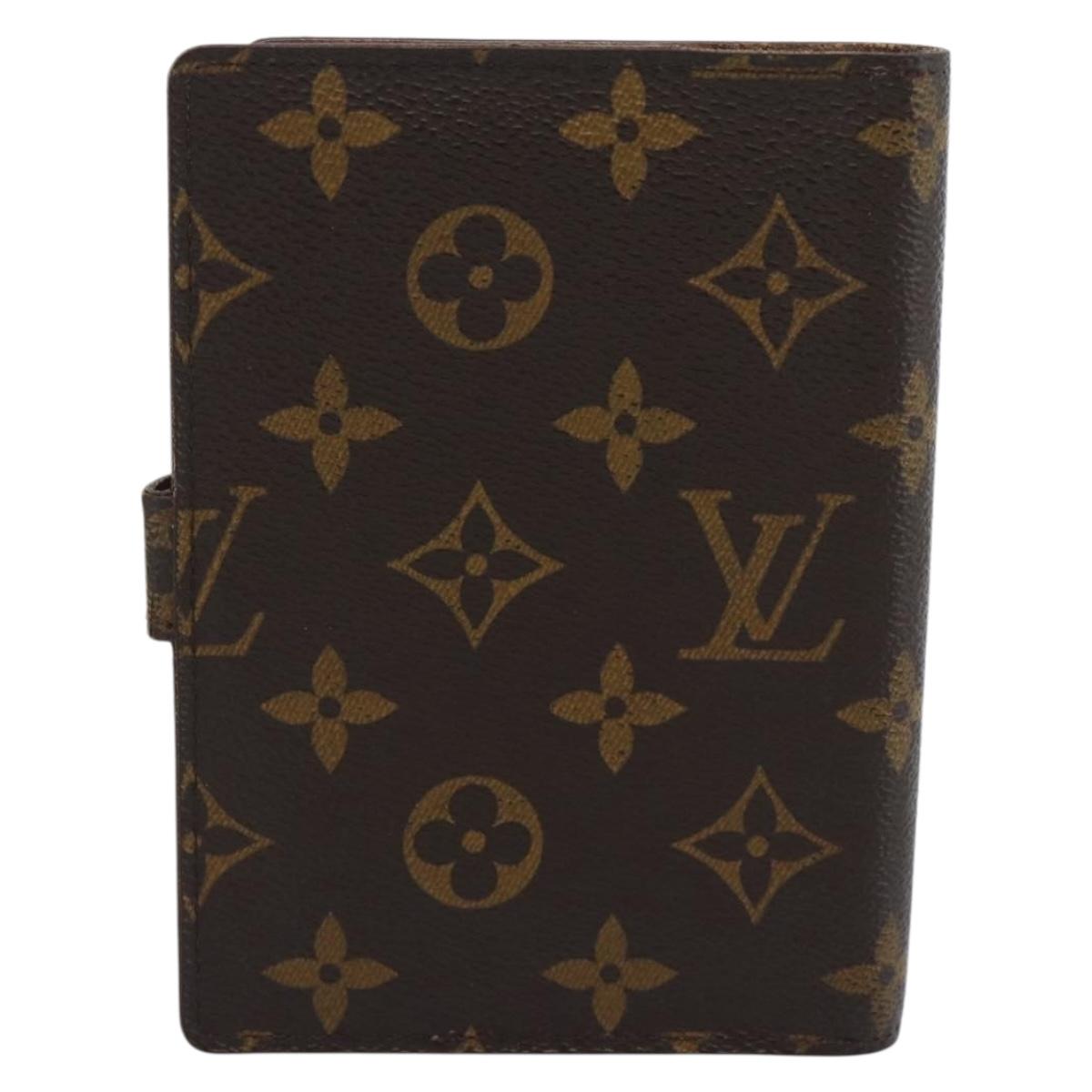 LOUIS VUITTON Monogram Agenda PM Day Planner Cover R20005 LV Auth bs36705