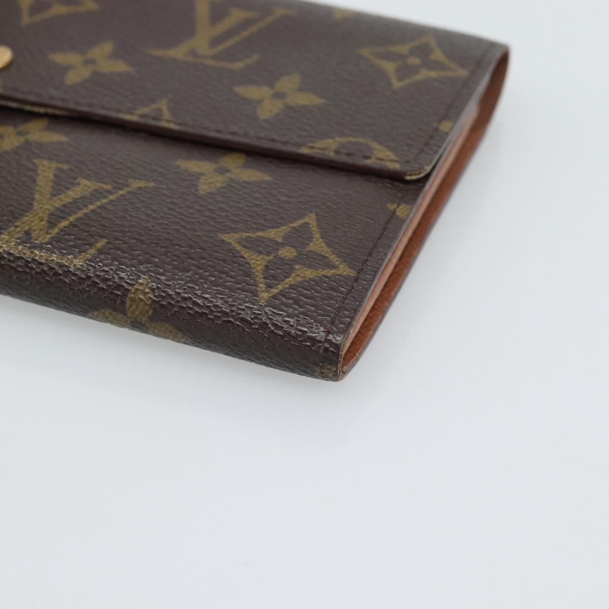 LOUIS VUITTON PochettePorte MonnaieCredit Long Wallet M61726 LV Auth bs36706