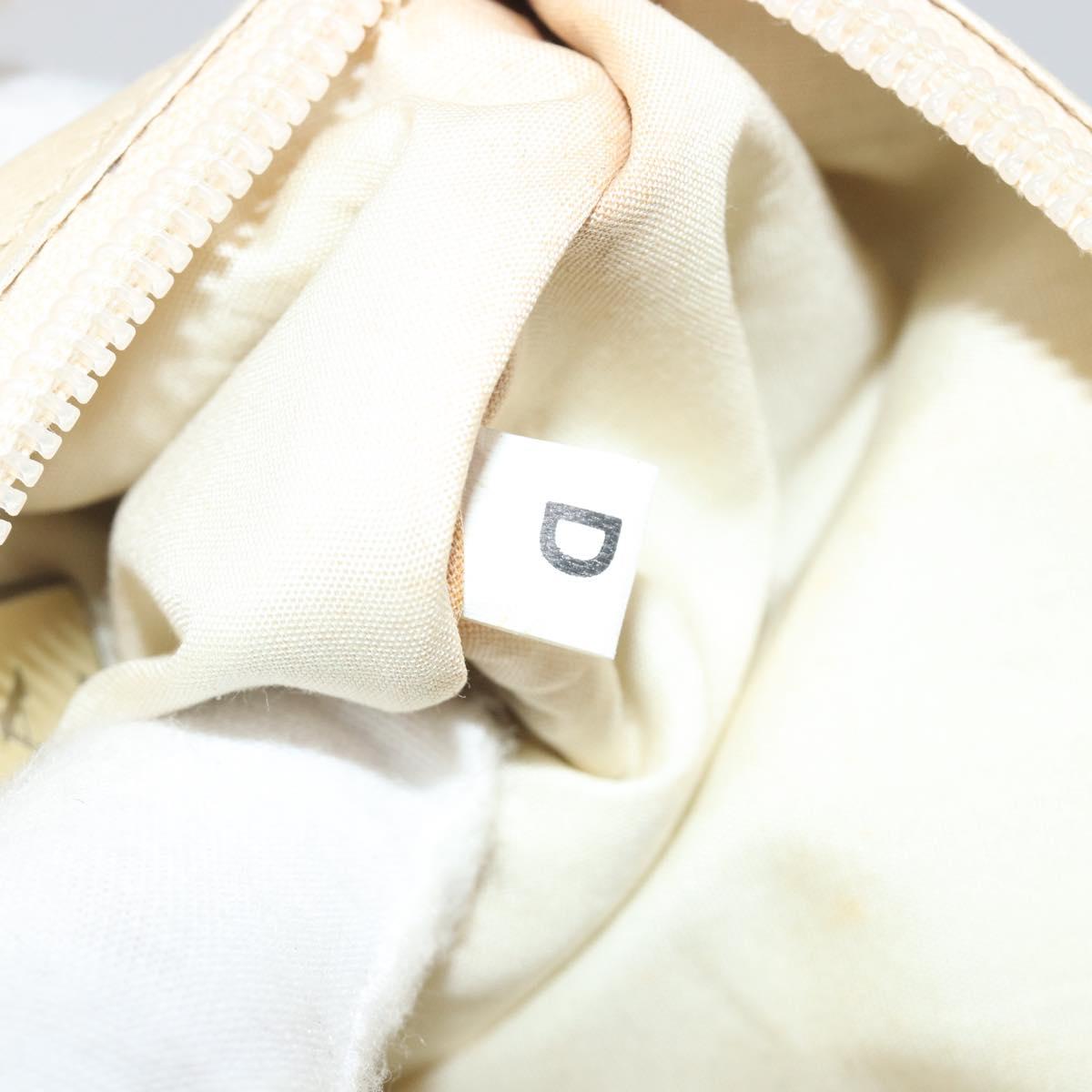 PRADA Tote Bag Mesh Beige Auth bs36710