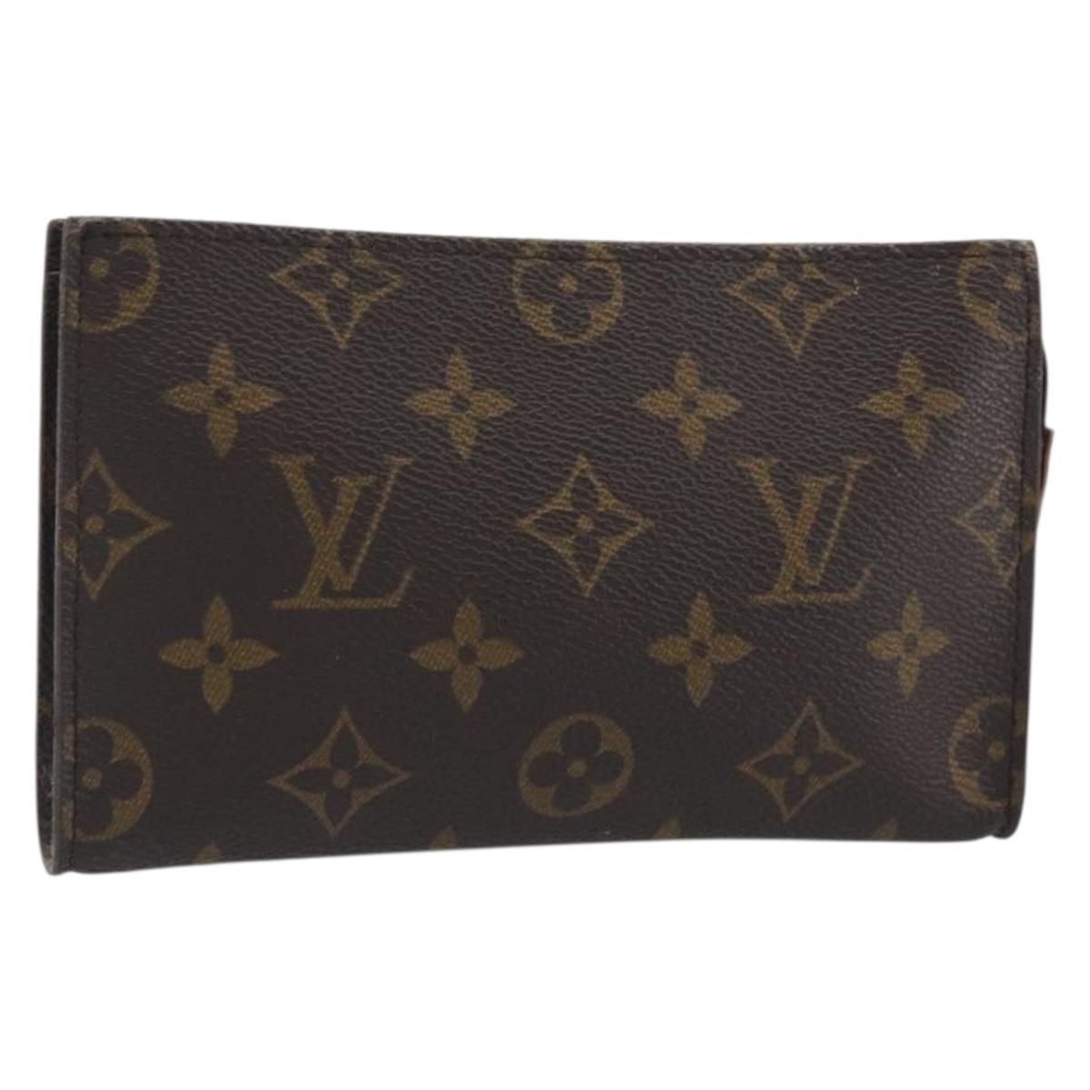 LOUIS VUITTON Monogram Bucket PM Accessory Pouch LV Auth bs36721