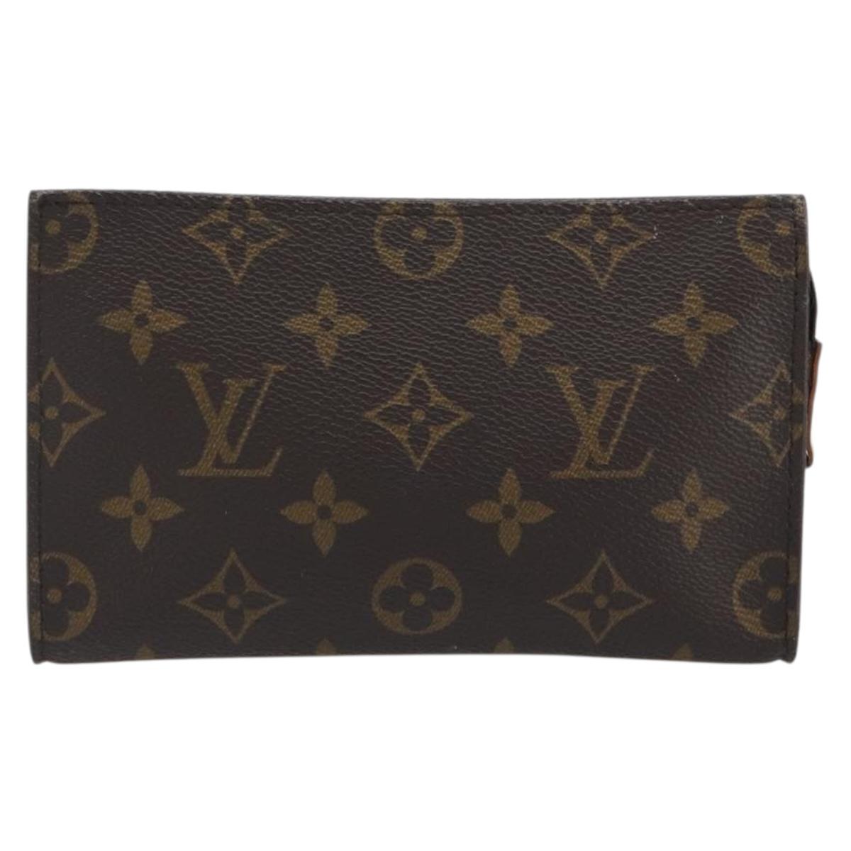 LOUIS VUITTON Monogram Bucket PM Accessory Pouch LV Auth bs36721