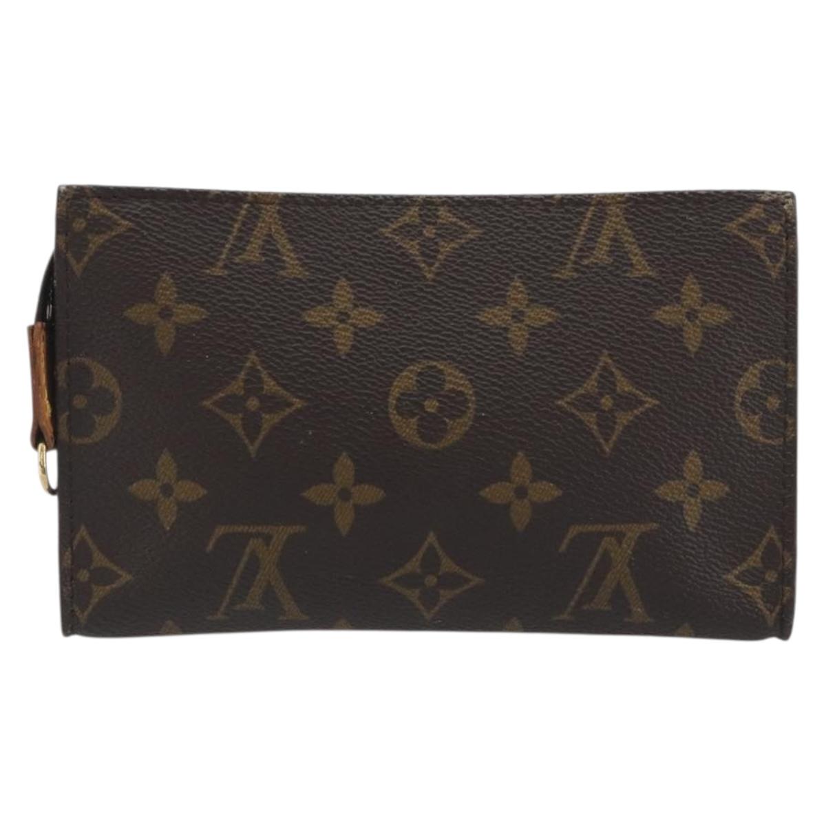 LOUIS VUITTON Monogram Bucket PM Accessory Pouch LV Auth bs36721