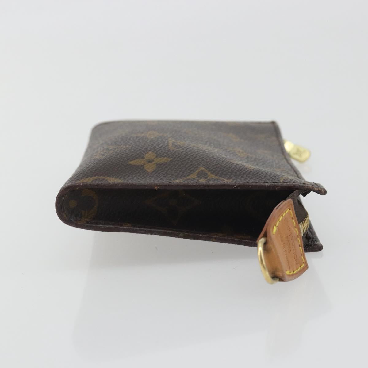 LOUIS VUITTON Monogram Bucket PM Accessory Pouch LV Auth bs36721