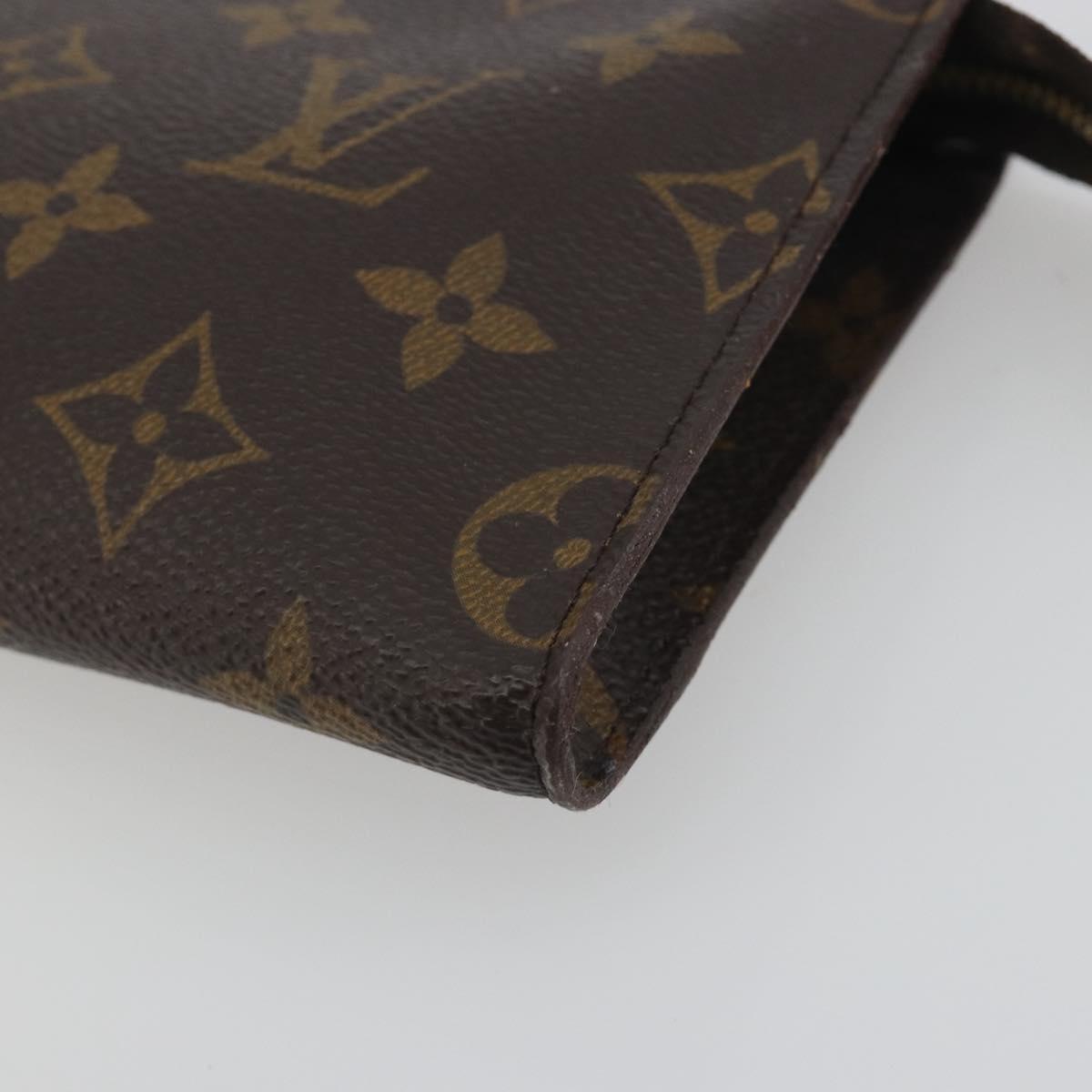 LOUIS VUITTON Monogram Bucket PM Accessory Pouch LV Auth bs36721
