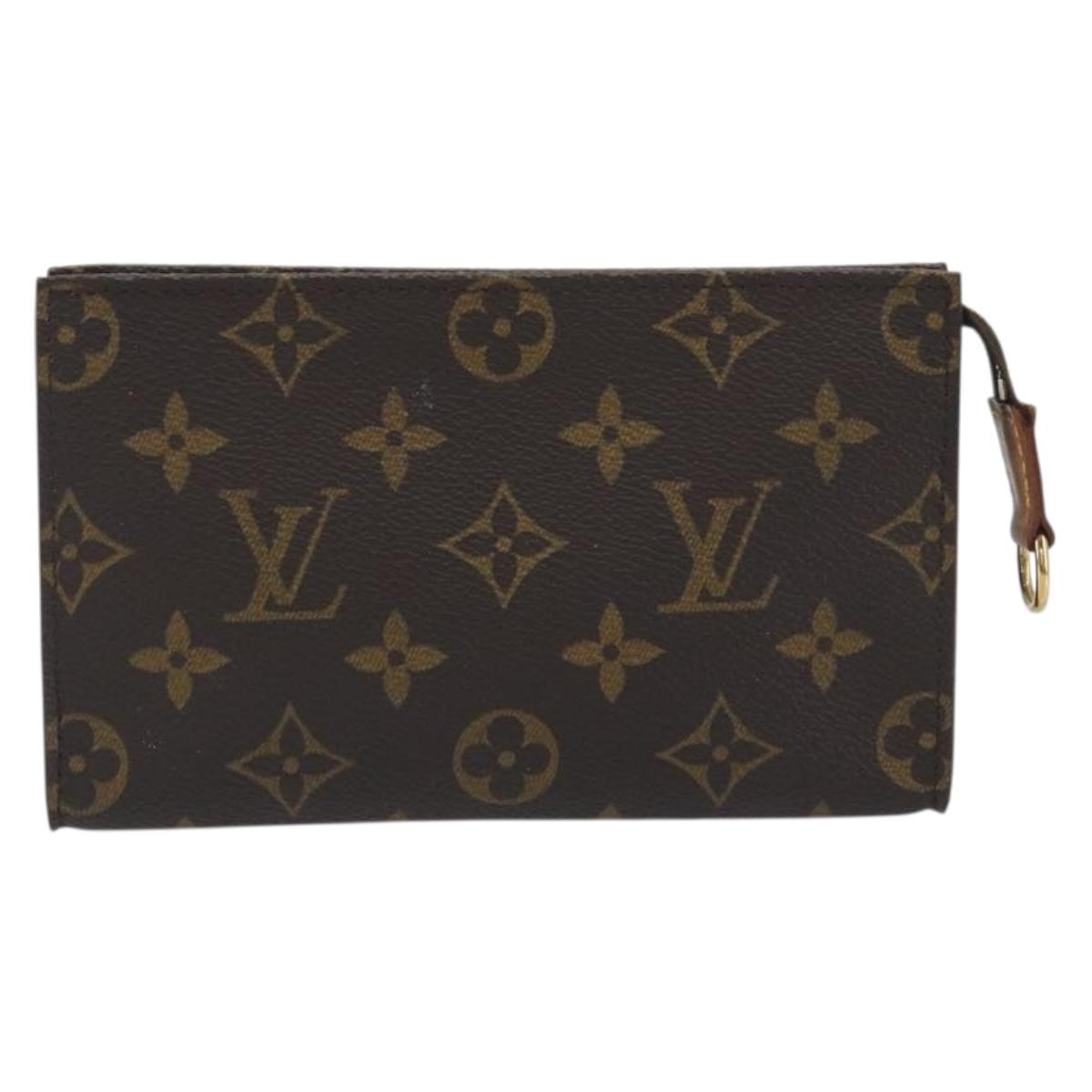 LOUIS VUITTON Monogram Bucket PM Accessory Pouch LV Auth bs36722