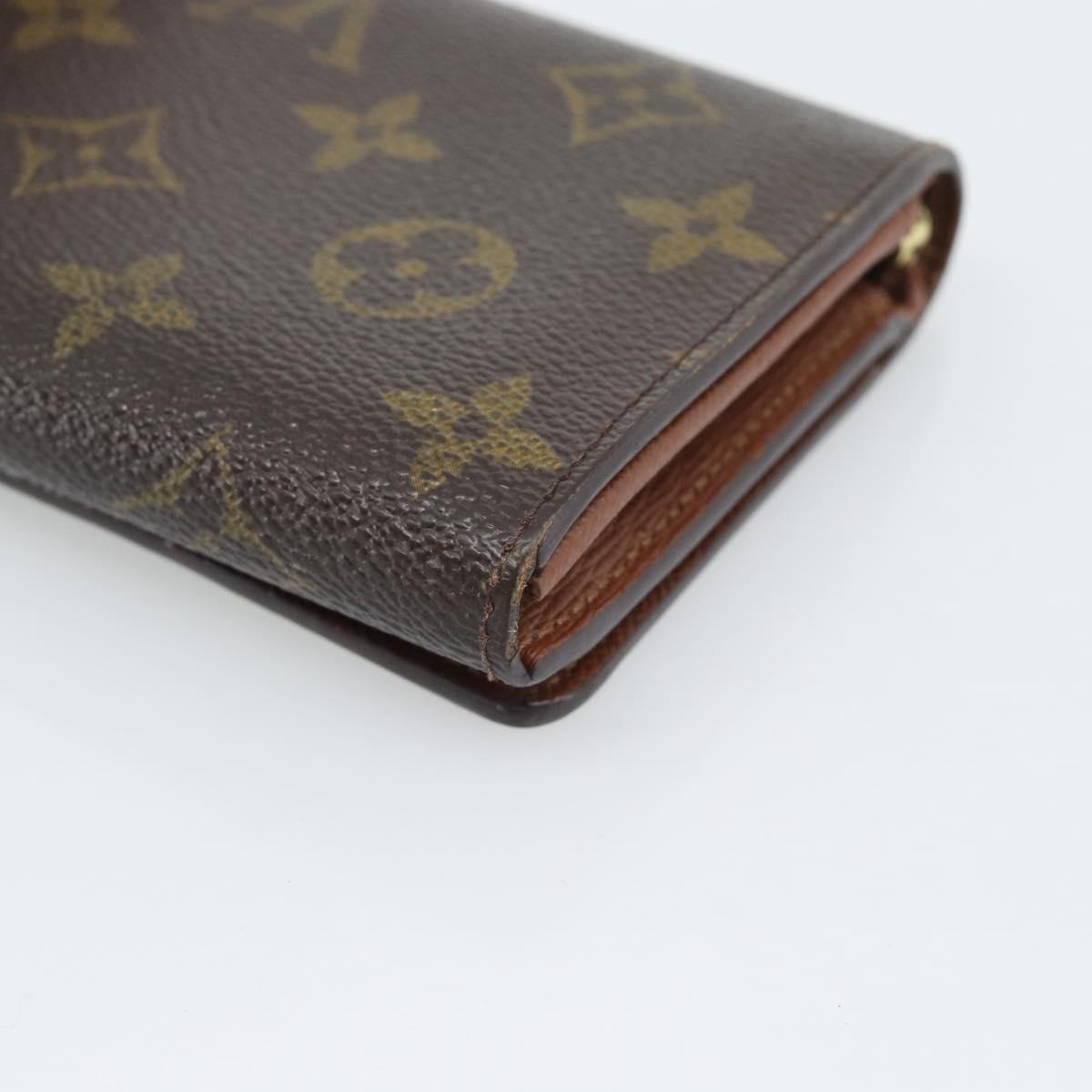 LOUIS VUITTON Porte Monnaie Billets Tresor Wallet M61730 LV Auth bs36733