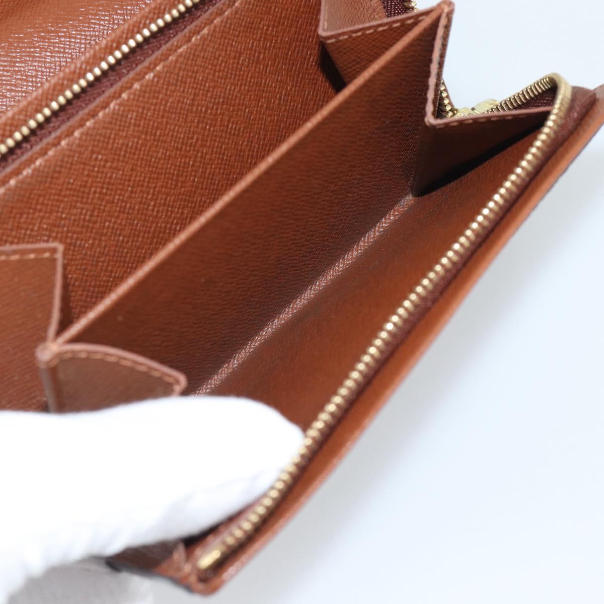 LOUIS VUITTON Porte Monnaie Billets Tresor Wallet M61730 LV Auth bs36733