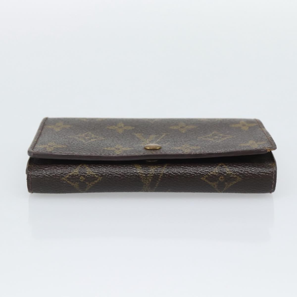 LOUIS VUITTON Porte Monnaie Billets Tresor Wallet M61730 LV Auth bs36733