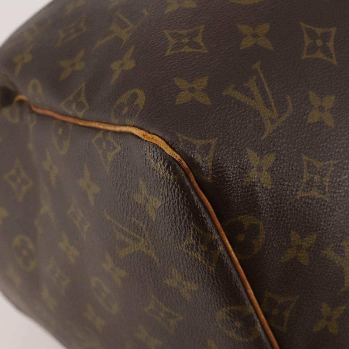 LOUIS VUITTON Monogram Keepall 55 Boston Bag M41424 LV Auth bs36758